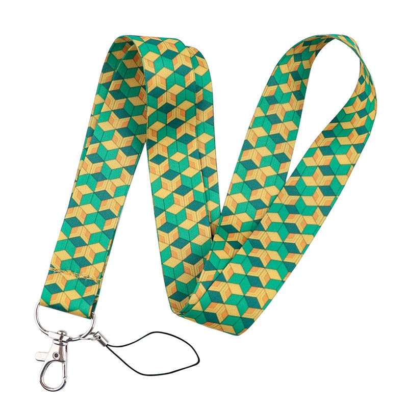 Chaveiro Cordões de Pescoço Respiração Total, Demon Slayer