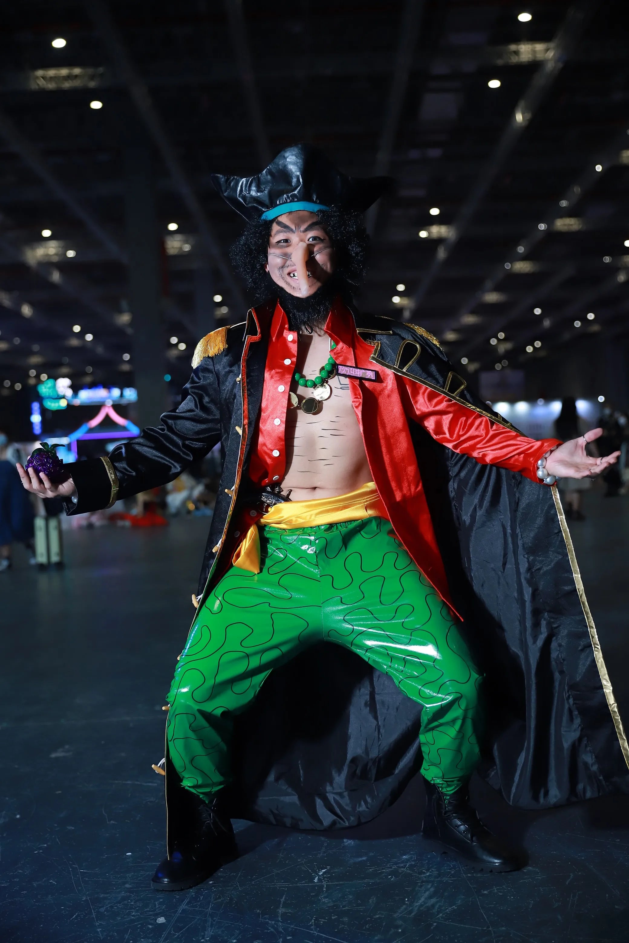 Fantasia Cosplay Marshall D. Teach (Barba Negra), One Piece