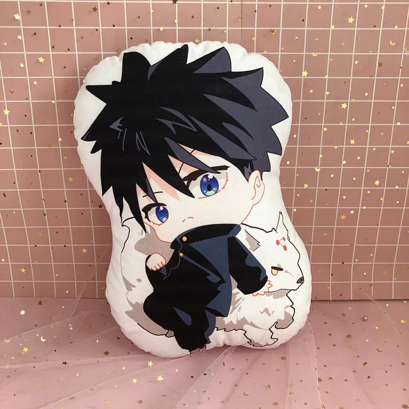 Almofada Plush Jujutsu Kaisen – Itadori, Gojo, Megumi