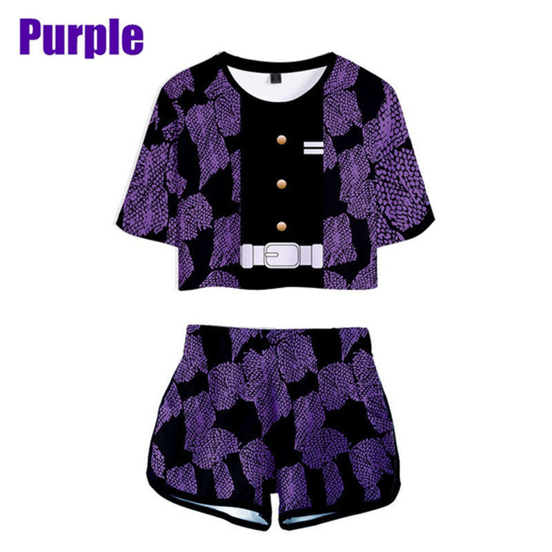 Conjunto Respiração dos Hashira, Kimetsu no Yaiba 3D Adulto e Infantil