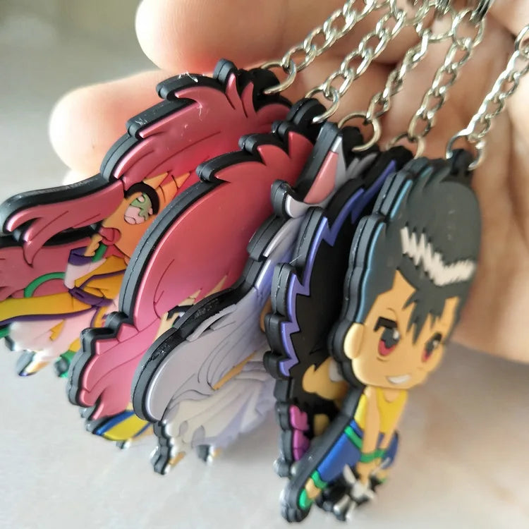 Chaveiro Místico Yu Yu Hakusho Kurama e Hiei
