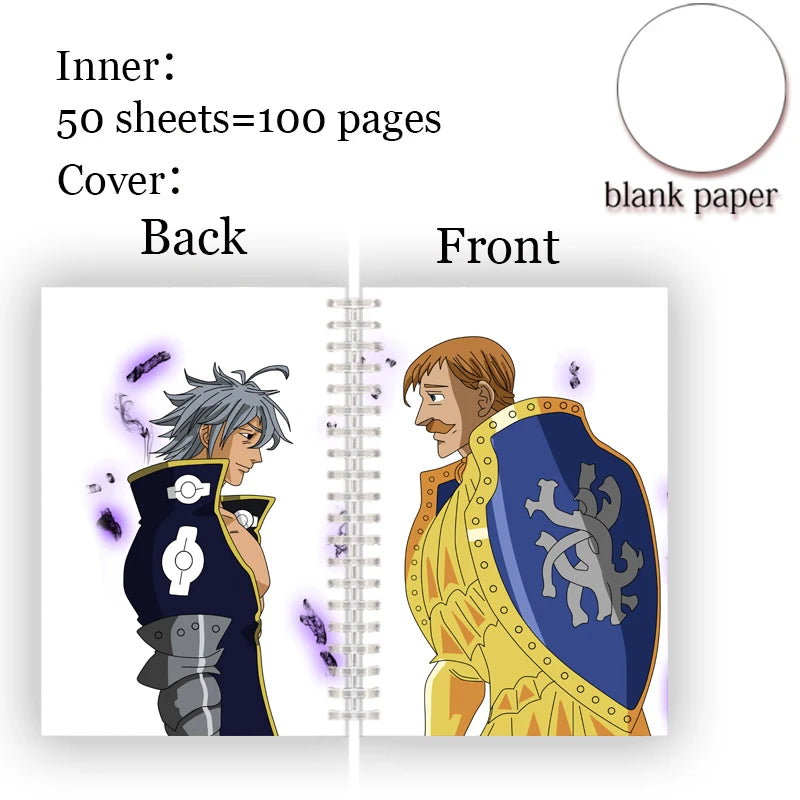 Caderno 1 Matéria Seven Deadly Sins