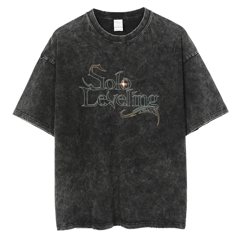 Camiseta Oversized Fúria das Sombras, Solo Leveling