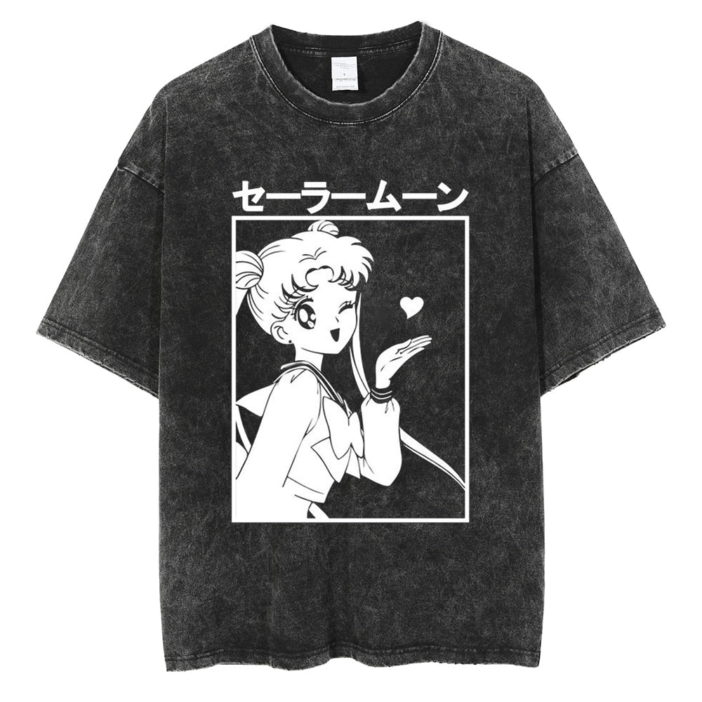 Camisa Vintage Magia Lunar, Sailor Moon