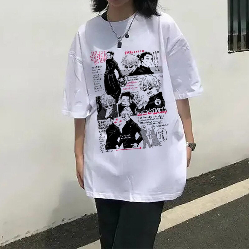 Camisa Gojo Cômico, Jujutsu Manga Panel