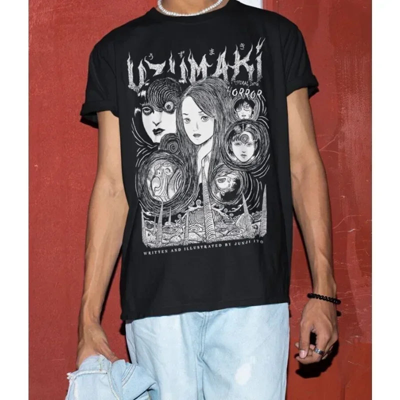 Camiseta Junji Ito, Horror Ilustrado