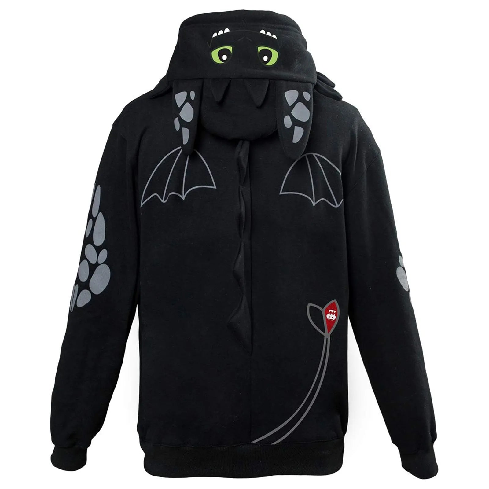 Moletom Banguela e Fúria da Luz, Capuz 3D Dragões de Berk