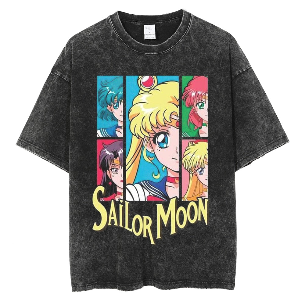 Camisa Vintage Guerreiras Cósmicas, Sailor Moon