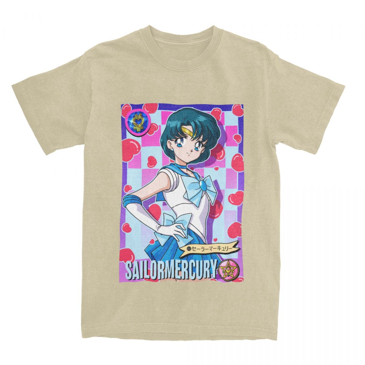 Camiseta Sailor Mercury, Corações Cósmicos