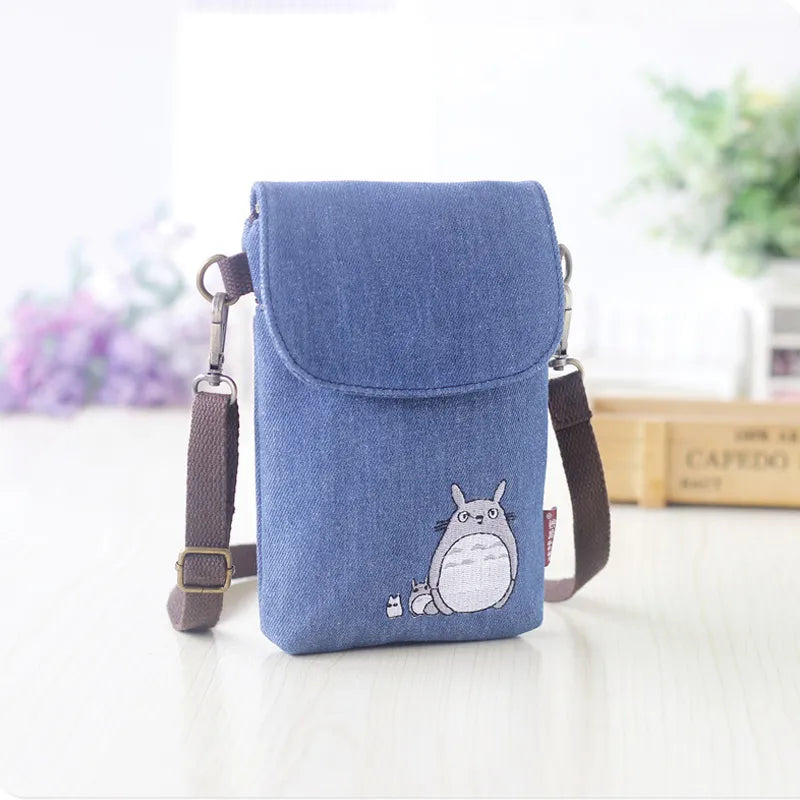 Mini Bolsa Transversal Totoro – Canvas Fofo