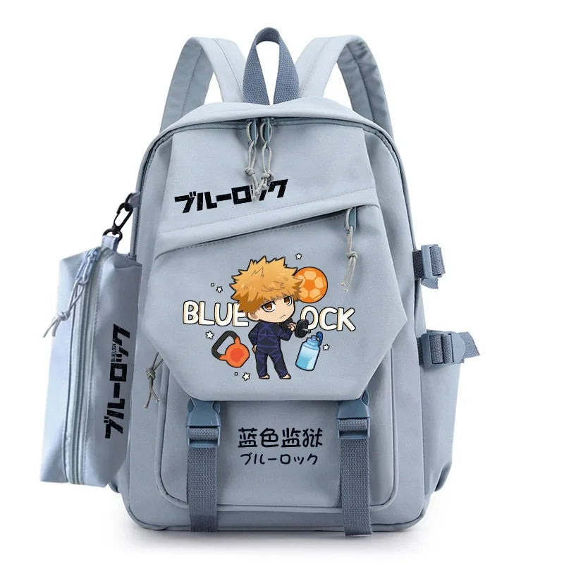 Mochila Bloco X Blue Lock