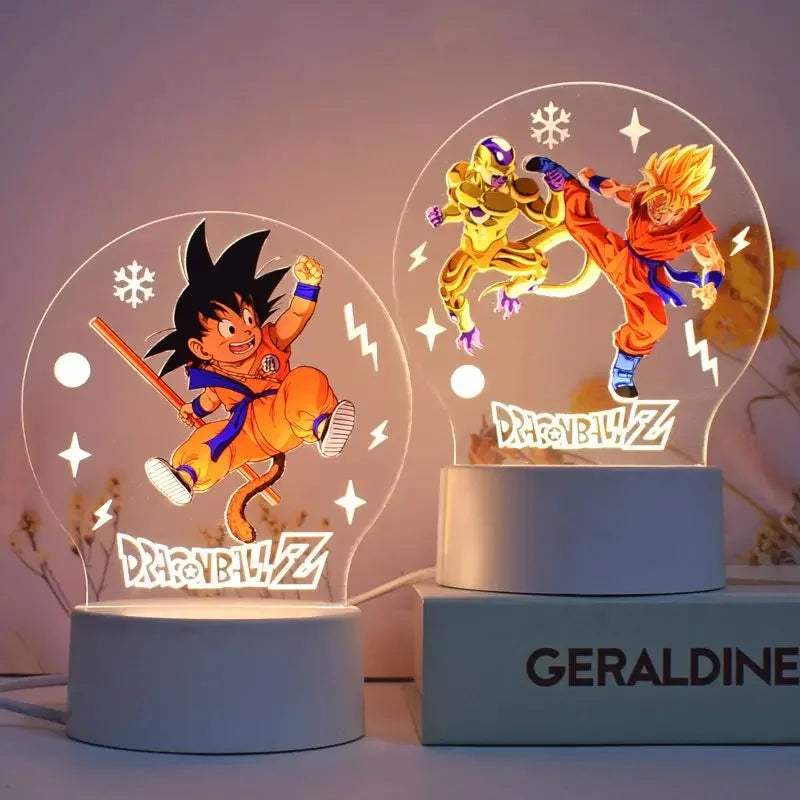 Luminária Dragon Ball 3D Stars