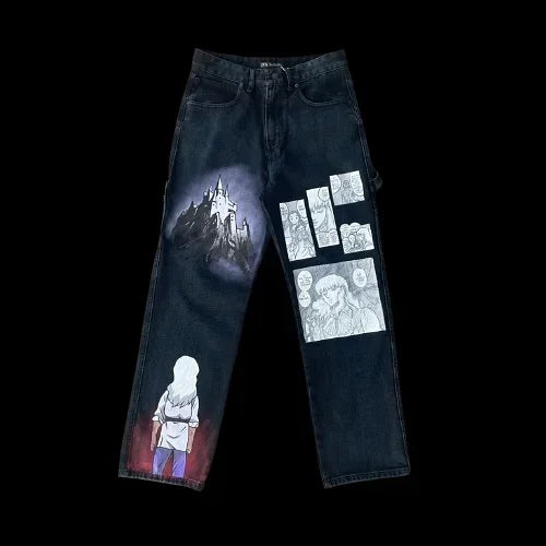 Calça Jeans Berserk: Eclipse Warrior