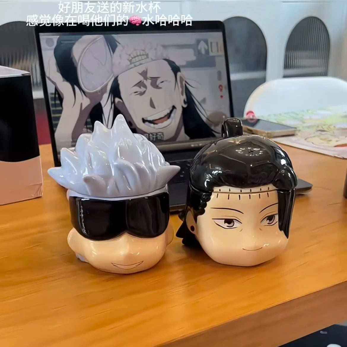 Caneca Gojo & Geto, Jujutsu Kaisen