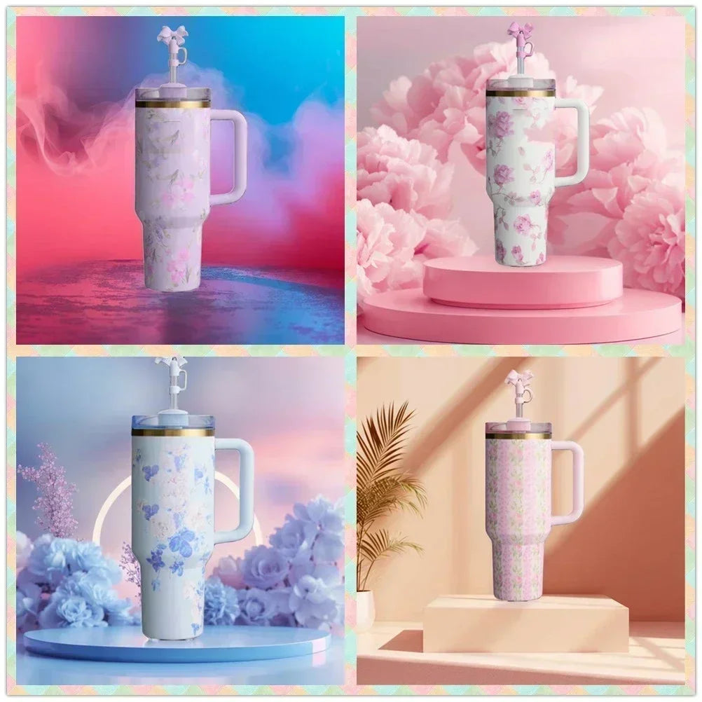 Copo Tumblr Quencher Floral | 1.2L