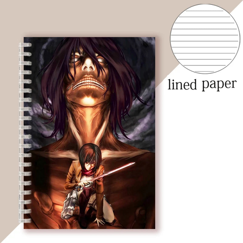 Caderno 1 Matéria Attack On Titan