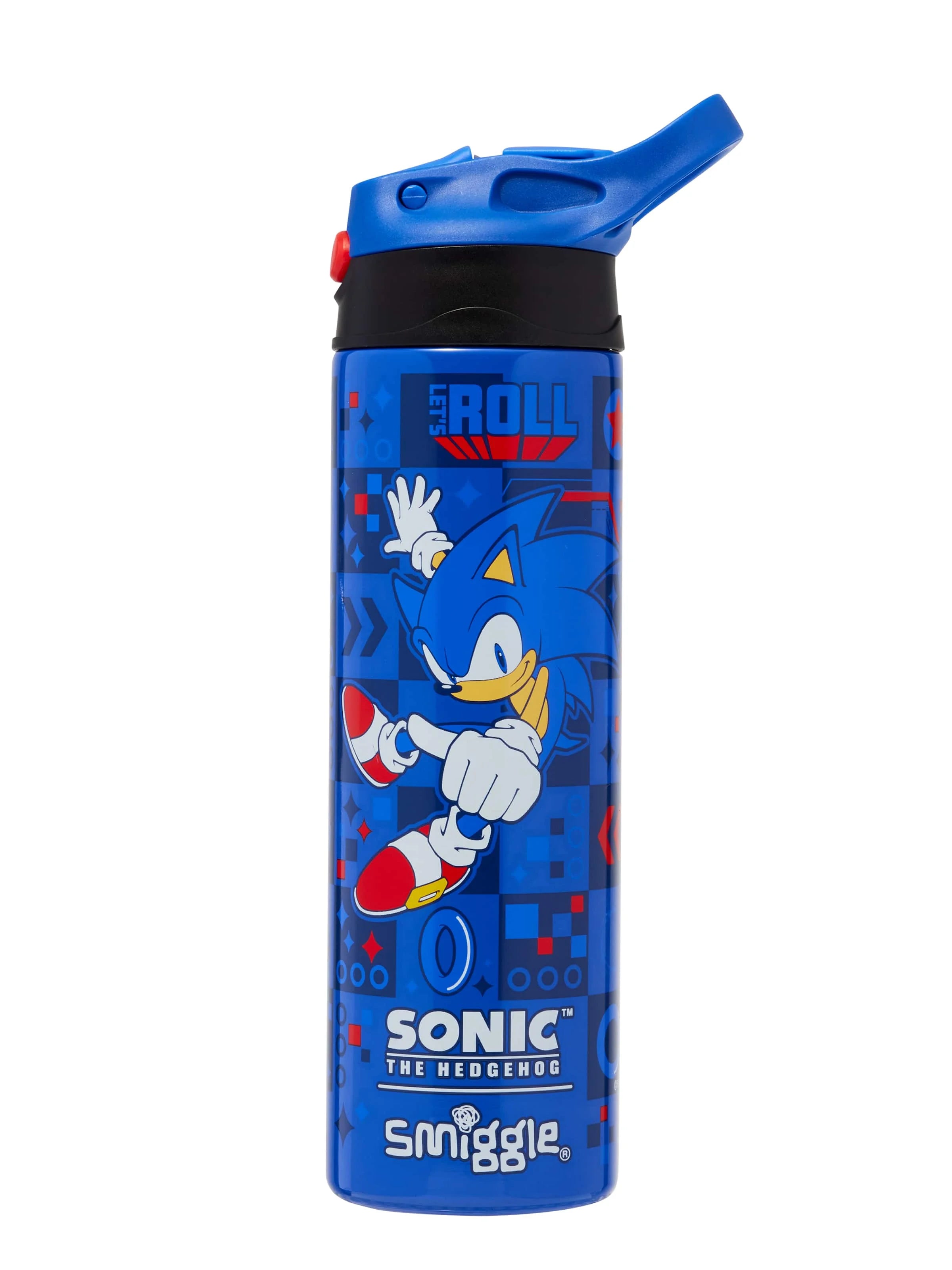 Mochila Smiggle Sonic (Garrafa e Lancheira)
