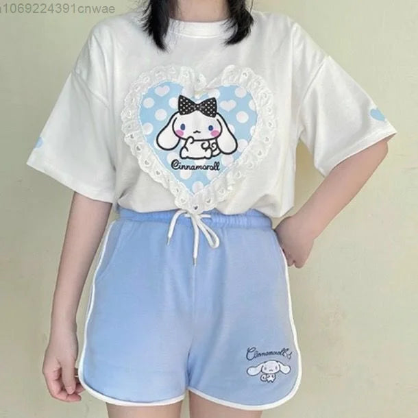 Shorts Fofinho Sanrio My Melody & Kuromi