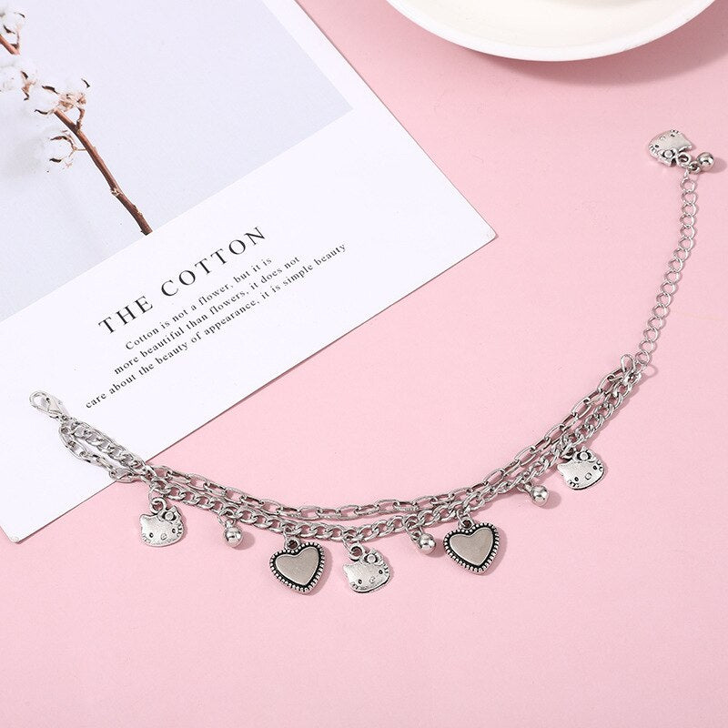 Pulseira Hello Kitty, Gatinha Fofa