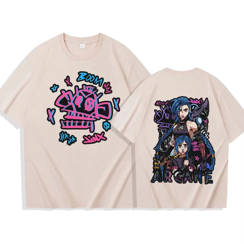 Camiseta Jinx Arcane, League Of Legends