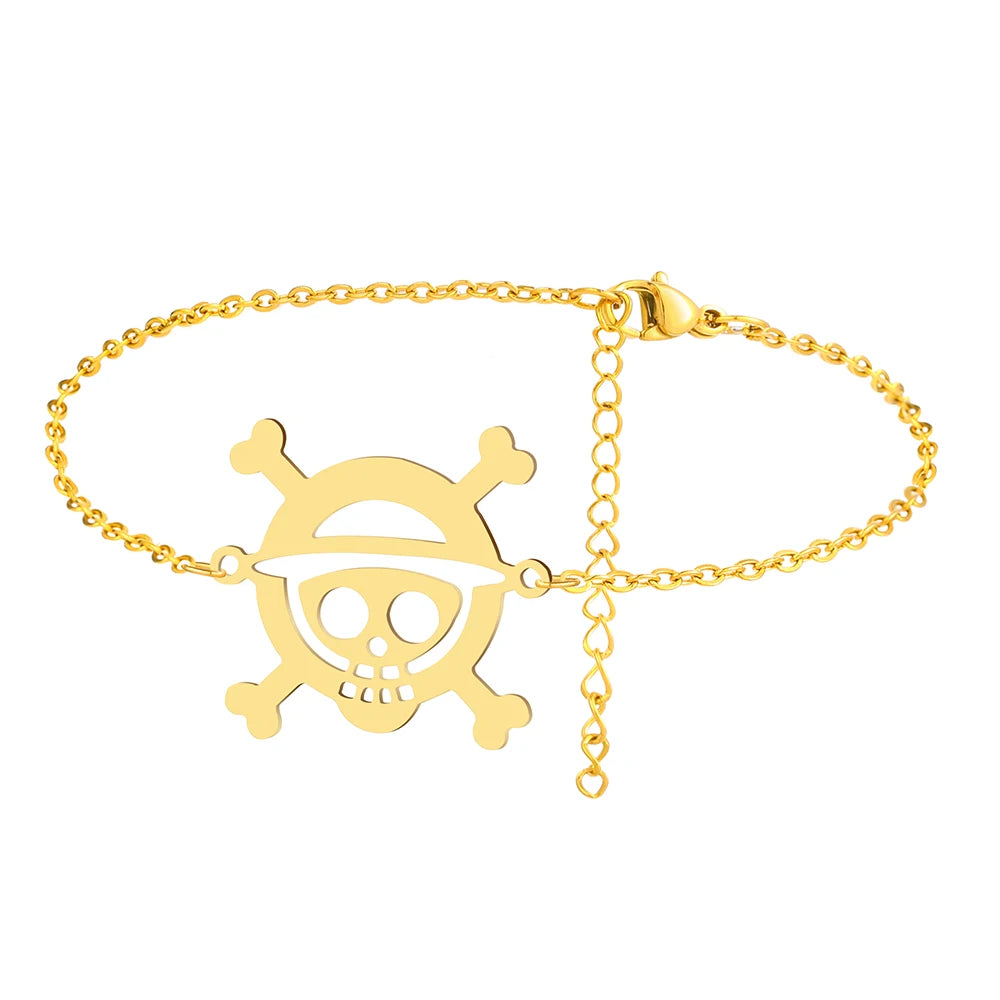COLAR E PINGENTE PIRATA - ONE PIECE
