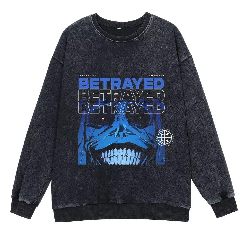 Moletom Vintage Estátua de Deus, Solo Leveling