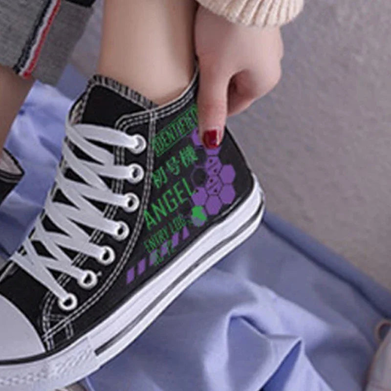 TĂȘnis Evangelion de Cano Alto, Casual e Antiderrapante