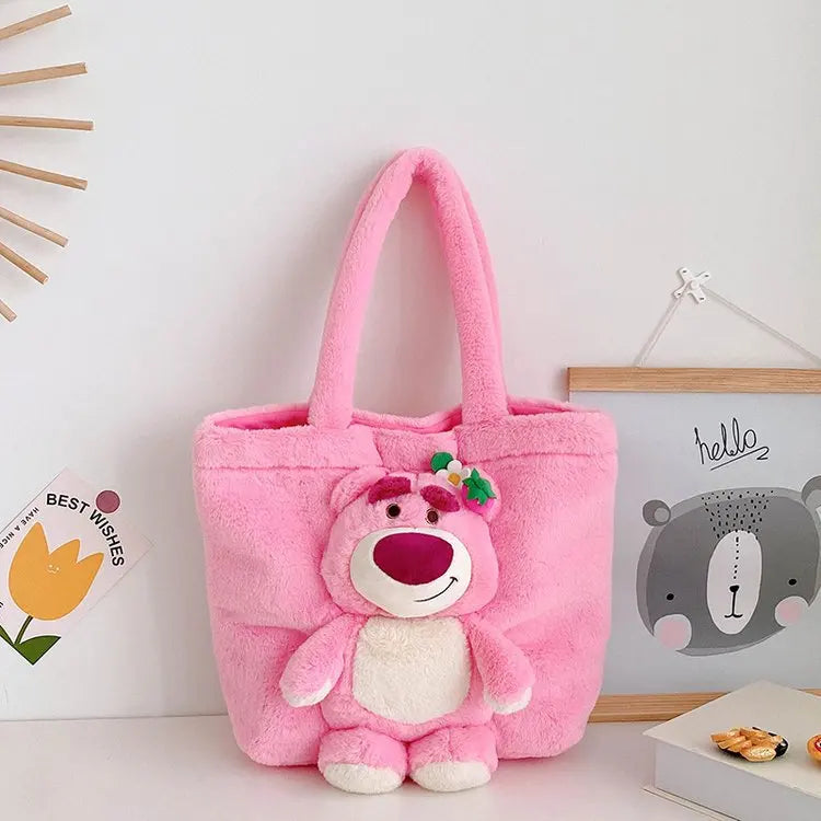 Bolsa Pelúcia Stitch & Lotso