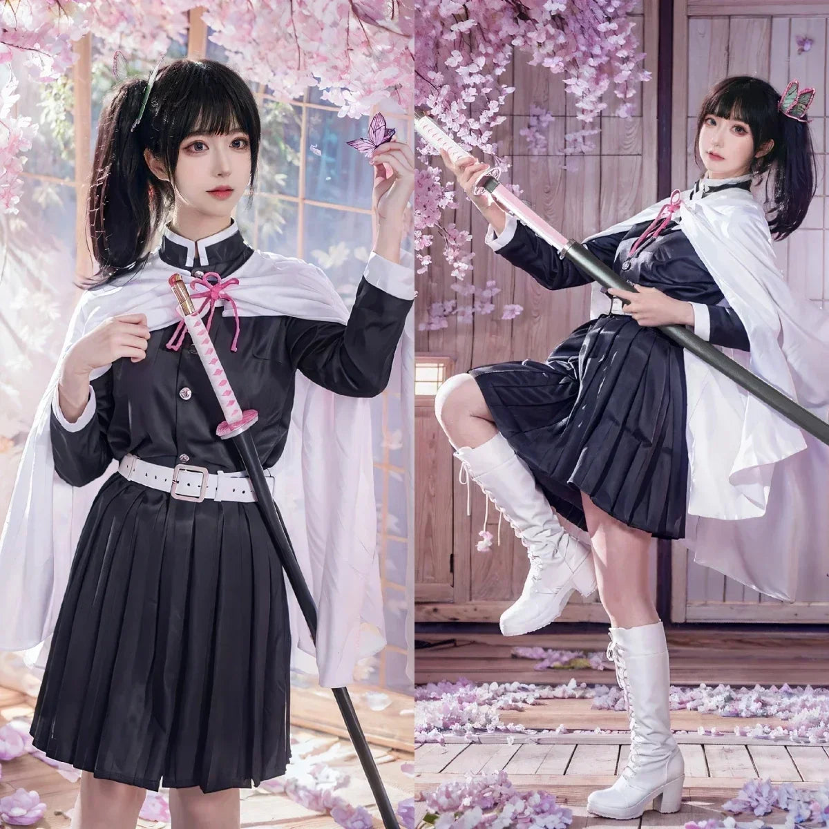 Fantasia Cosplay Infantil Kanao Tsuyuri
