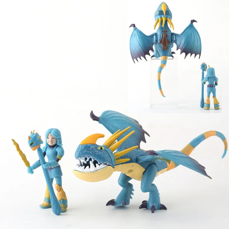 Bonecos Como Treinar o Seu Dragão (6 Peças Colecionáveis - 8 a 22cm)