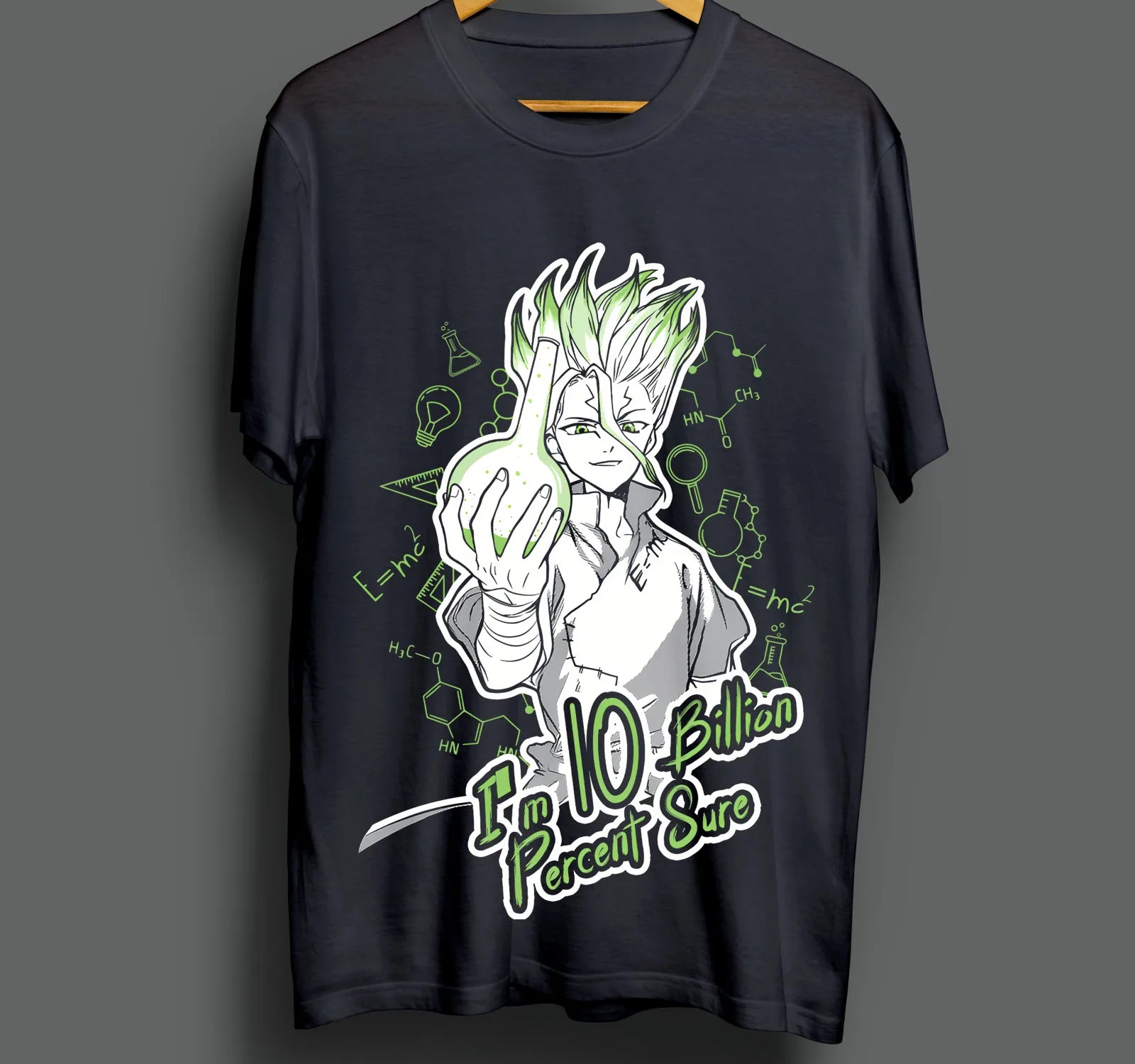 Camisa Dr. Stone Senkuu Ishigami & Kohaku