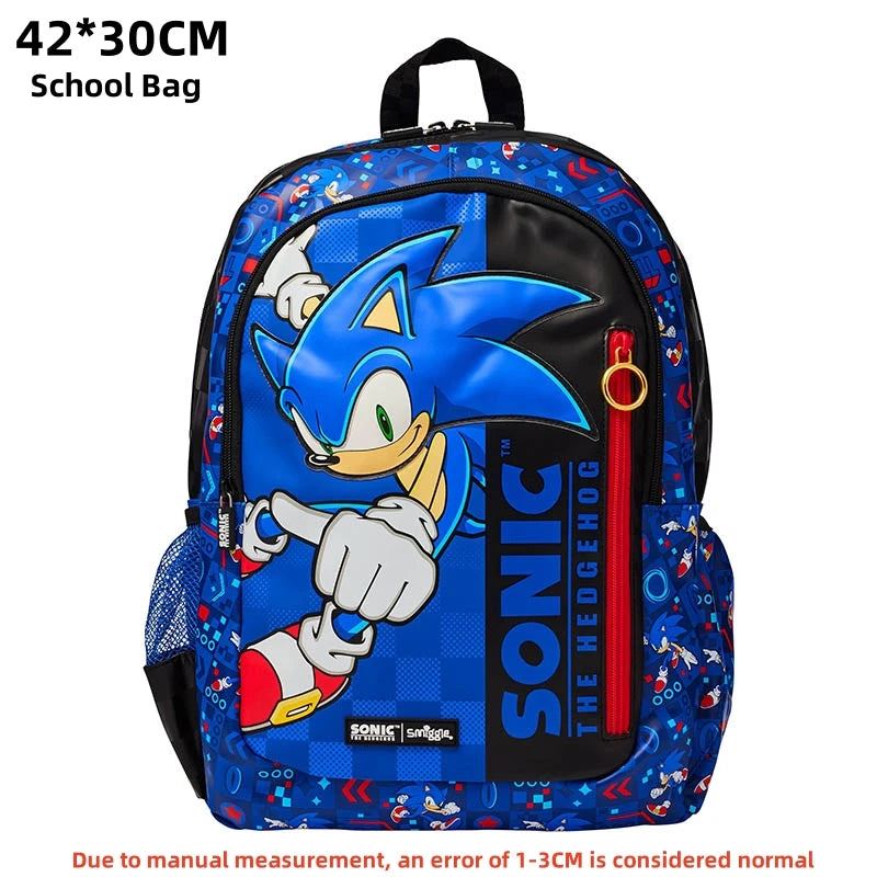 Mochila Smiggle Sonic (Garrafa e Lancheira)
