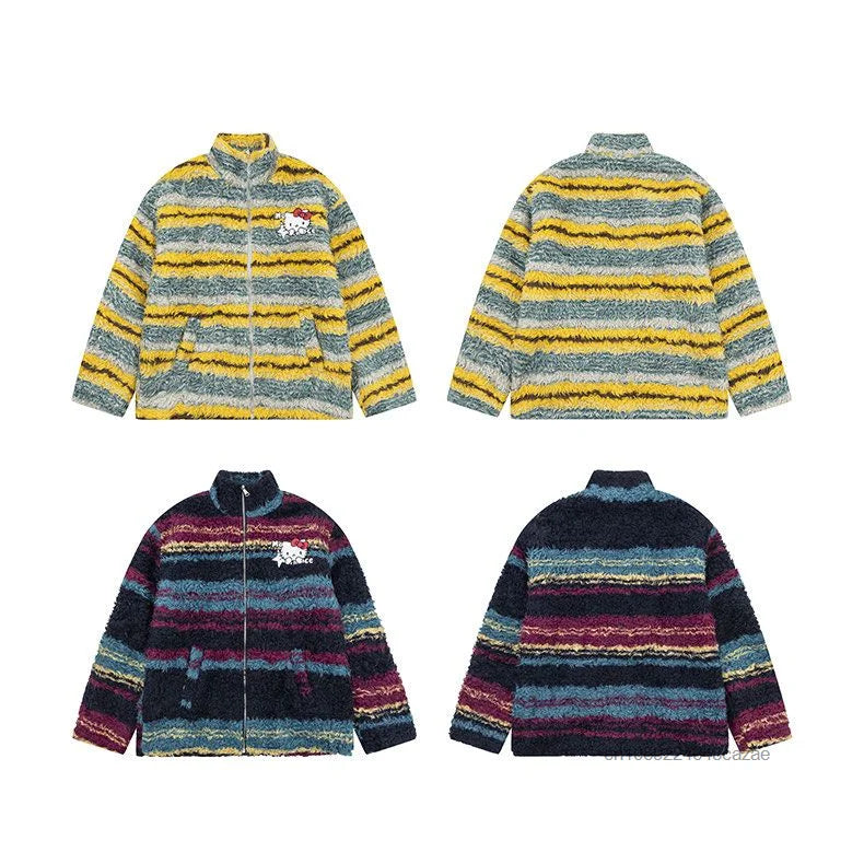 Jaqueta Fleece Hello Kitty Color Block