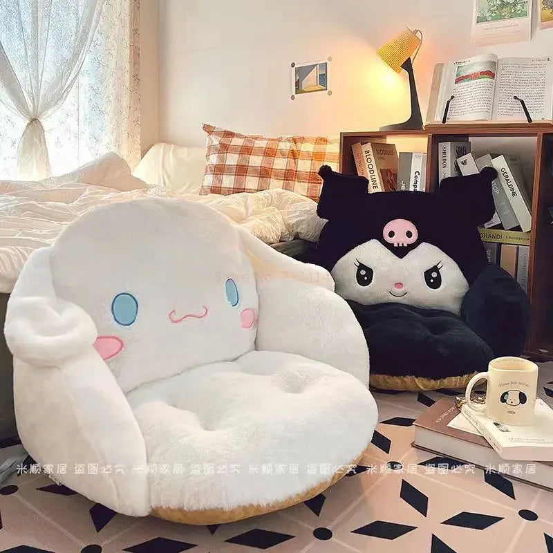 Almofada Conforto Plush - Cinnamoroll & Kuromi