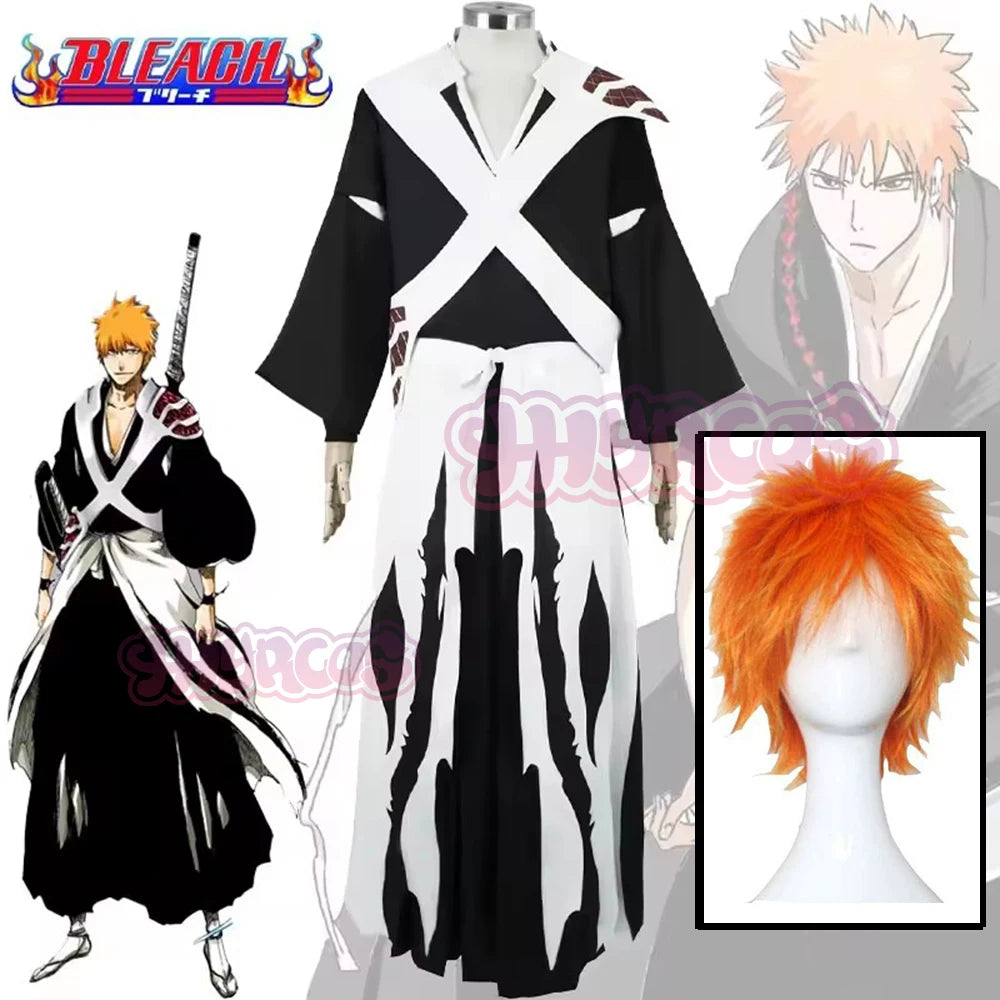 Fantasia Cosplay Adulto Kurosaki Ichigo True Shinigami, Bleach