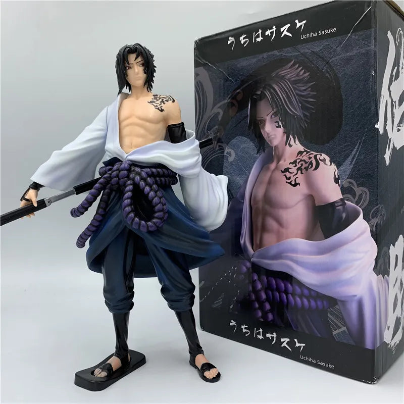 Boneco Sasuke Uchiha, Renascimento das Sombras (27cm)