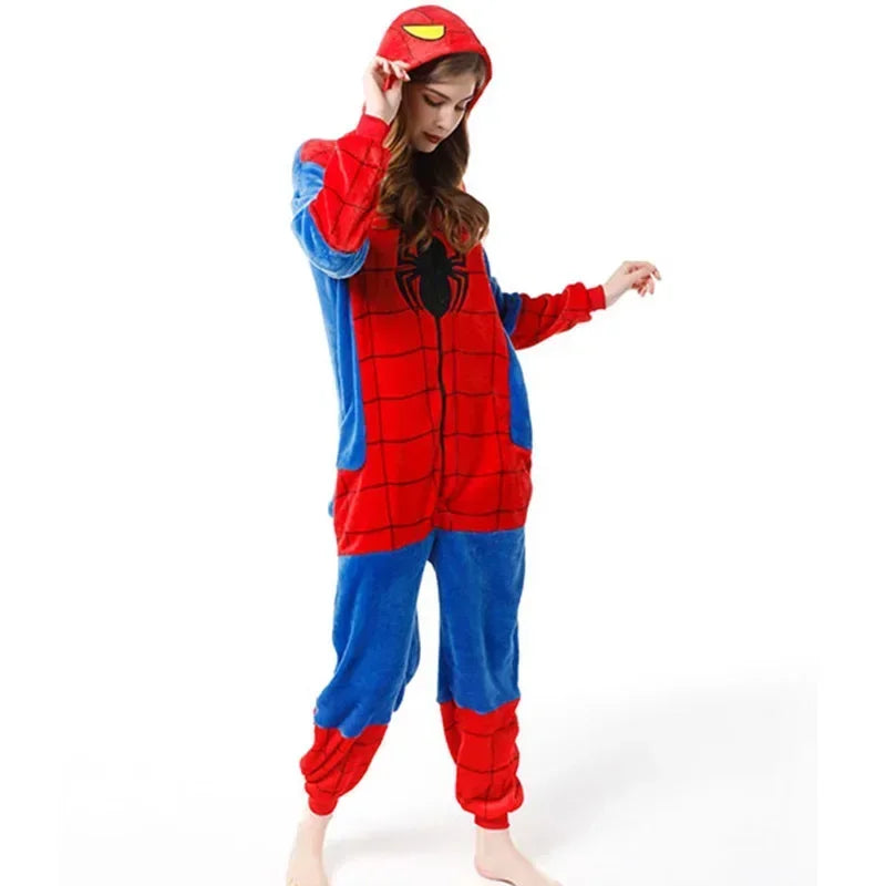 Pijama Kigurumi Cosplay Infantil Homem Aranha