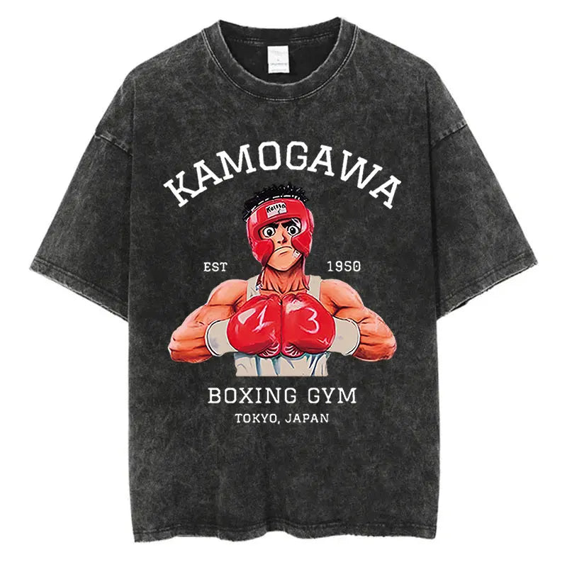 Camiseta Vintage Hajime no Ippo, Kamogawa Boxing Gym
