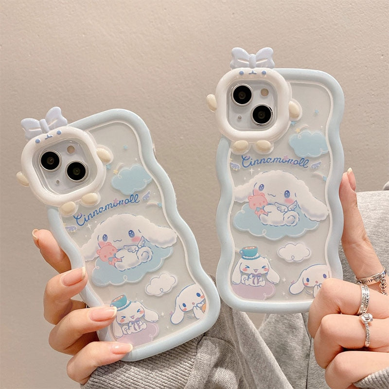 Capinha Cinnamoroll Kawaii Blue (iPhone)