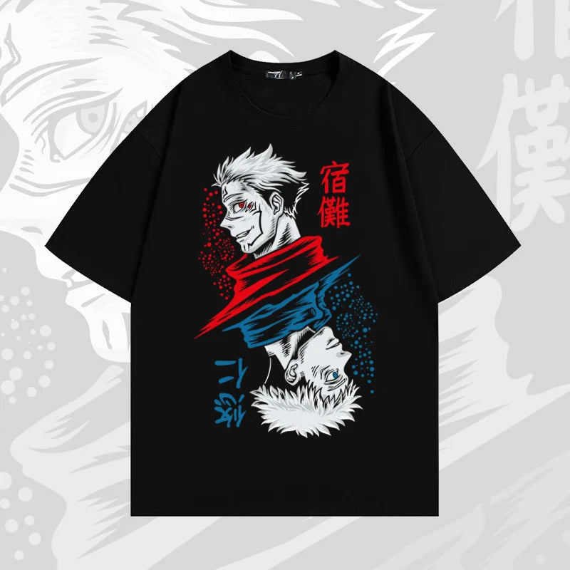 Camiseta Reverso da Maldição, Sukuna vs Itadori