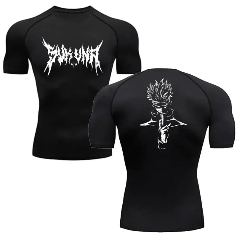 Camiseta DryFit Estilo Amaldiçoado, Jujutsu Kaisen