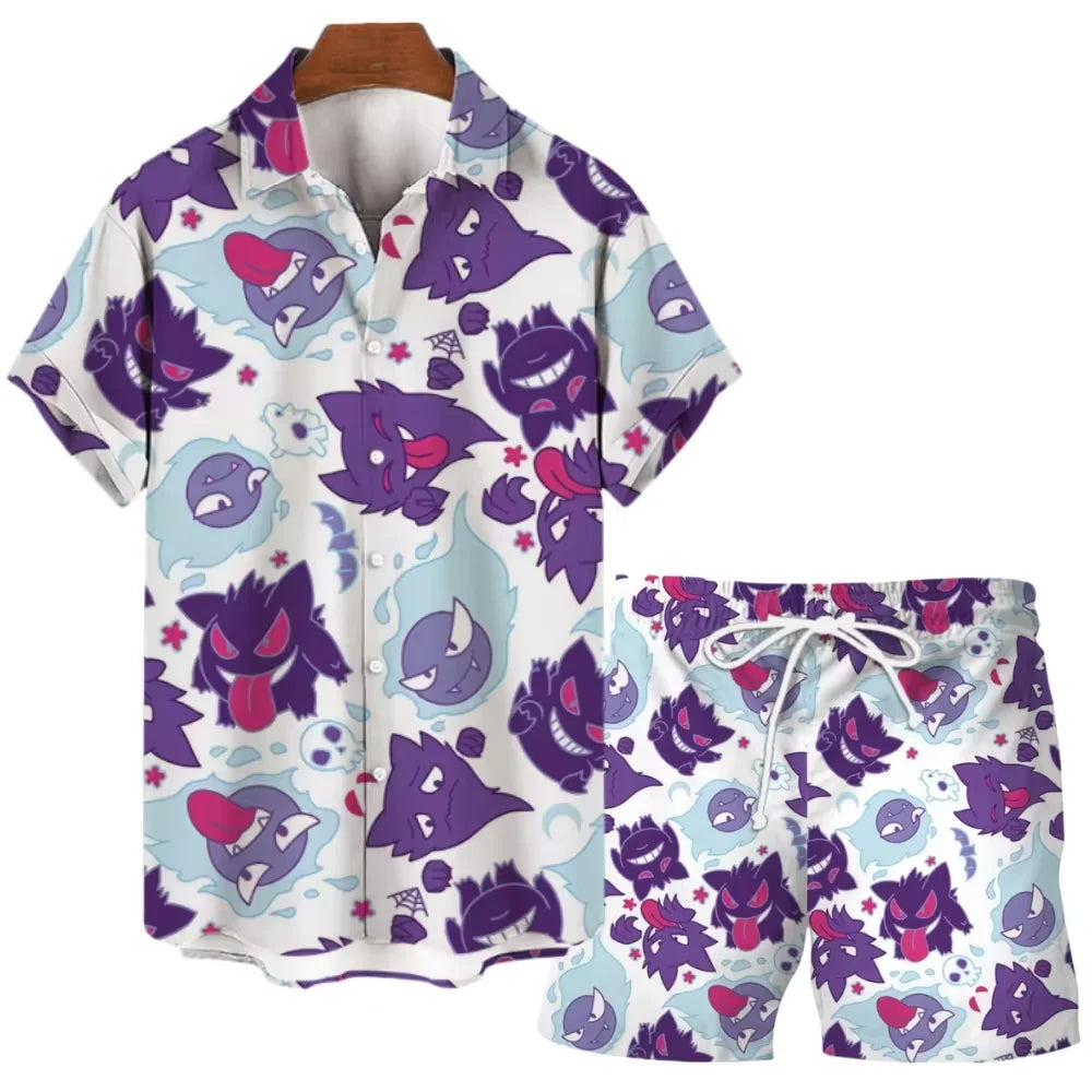 Conjunto Short e Camisa Pokemón