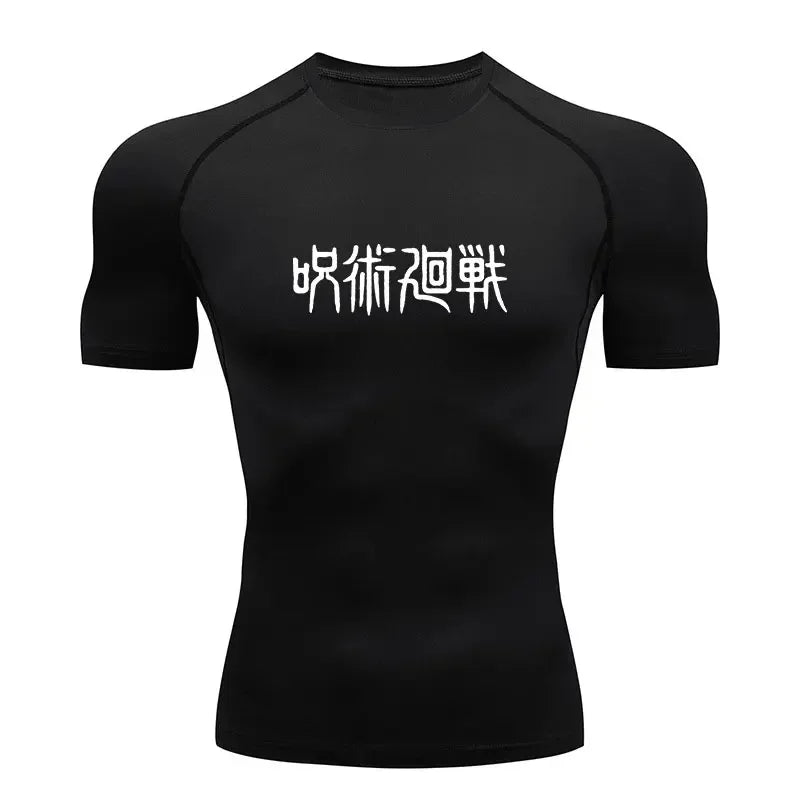 Camiseta DryFit Estilo Amaldiçoado, Jujutsu Kaisen