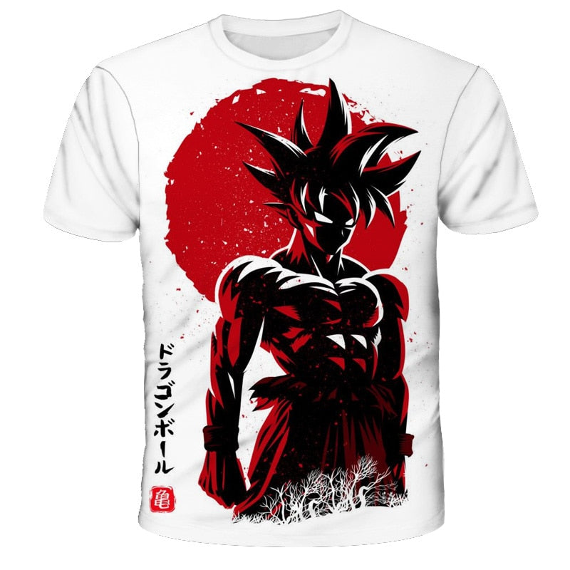 Camiseta Goku Silhueta Samurai