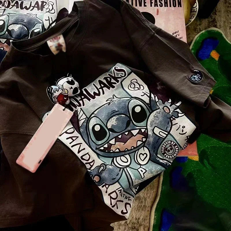 Camisa Cutie Stitch, Disney Y2K