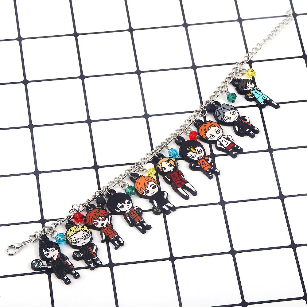Pulseira Chibi Spikers, Haikyuu All-Stars