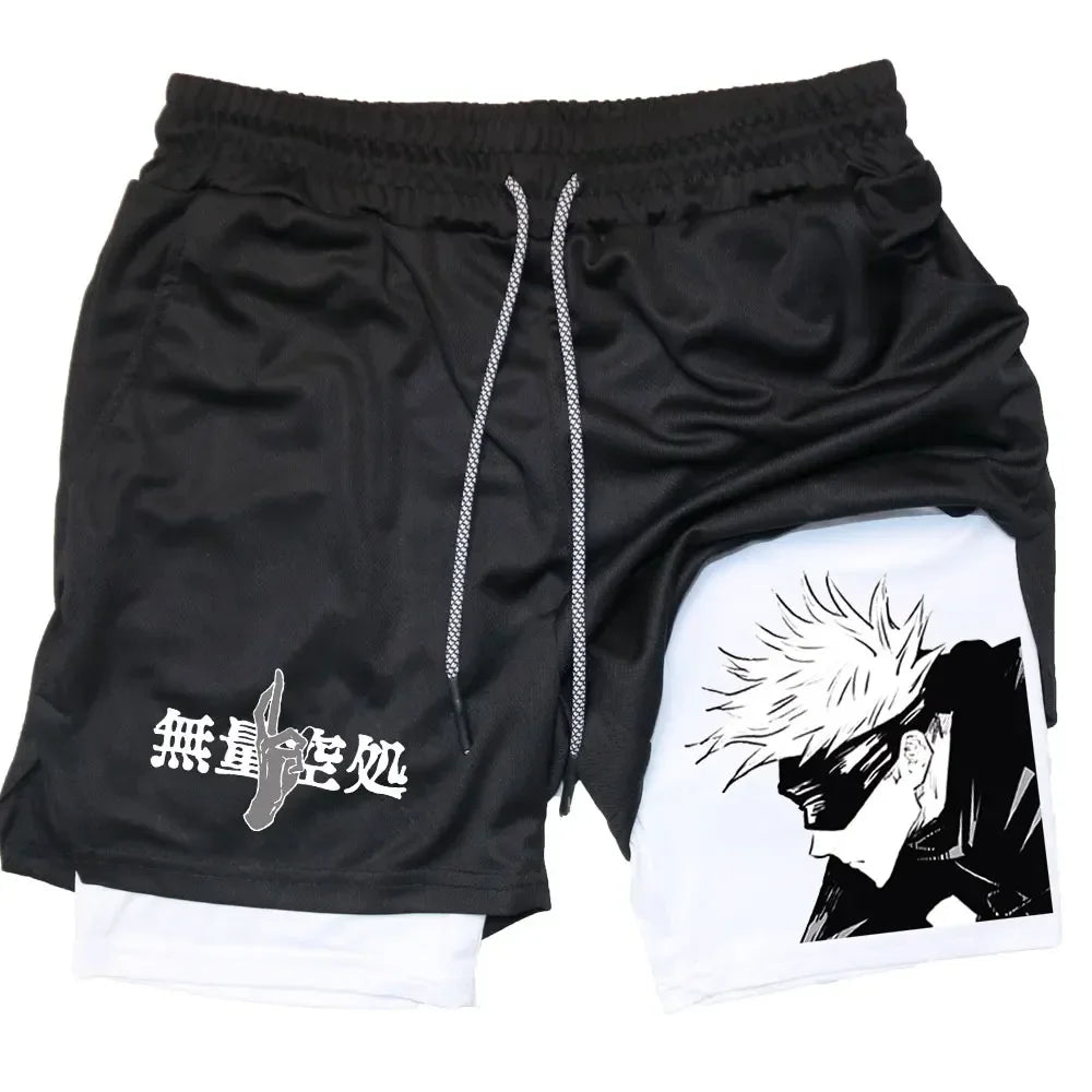 Short de Academia Compressão - Satoru Gojo