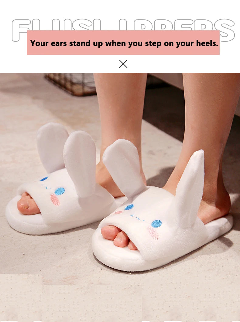 PANTUFAS DE PELÚCIA CINNAMOROLL