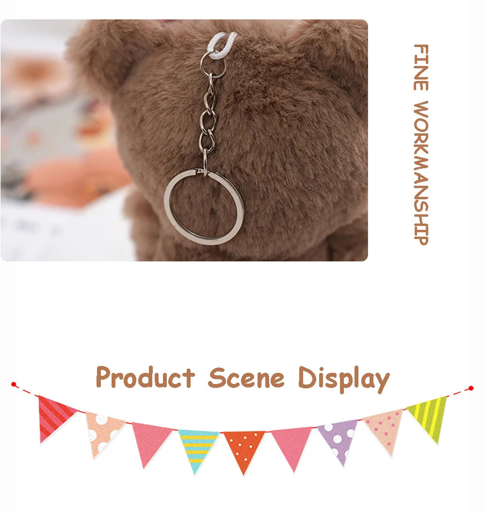 Chaveiro Pelúcia Fofinha Hello Kitty e Amigos