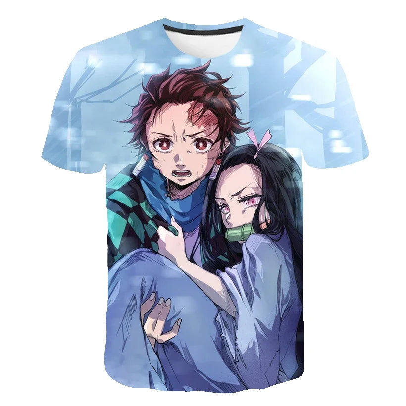 Camiseta Enlace do Destino, 3D Demon Slayer